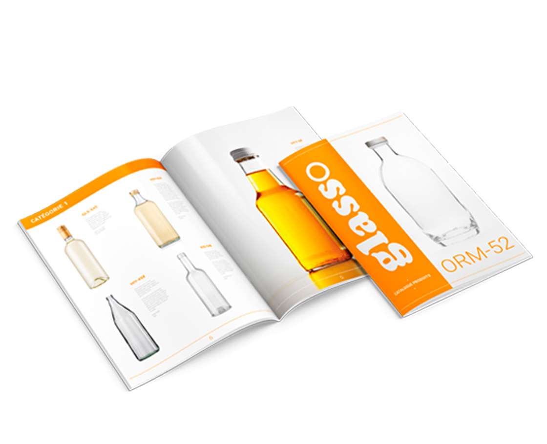 Exemple de catalogue produit imprimé par IVB