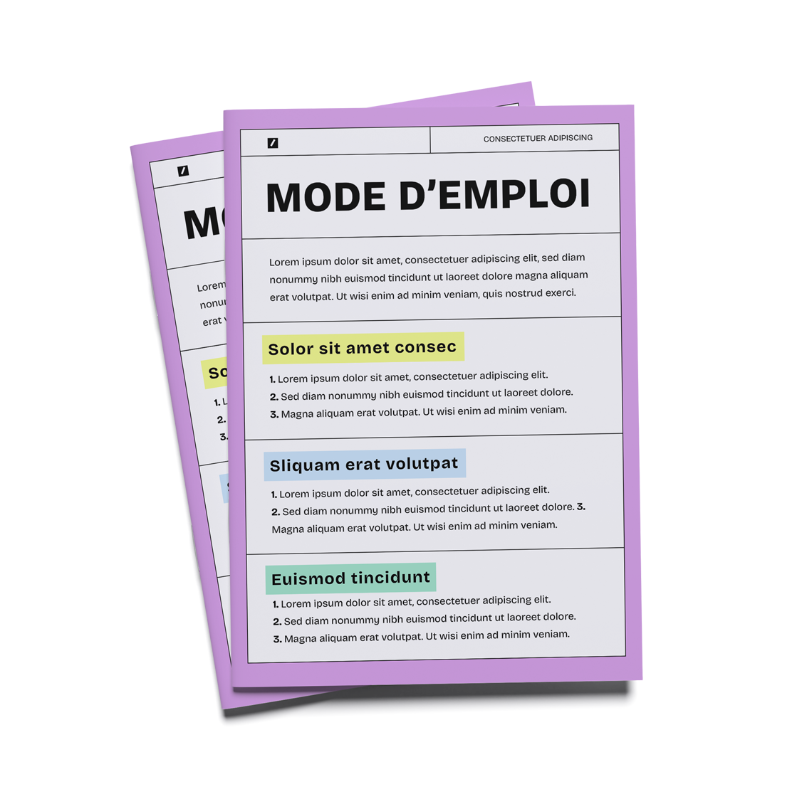 Mode d'emploi