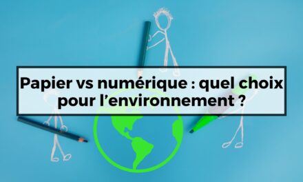 Papier vs numérique : quel choix pour l’environnement